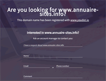 Tablet Screenshot of annuaire-sites.info